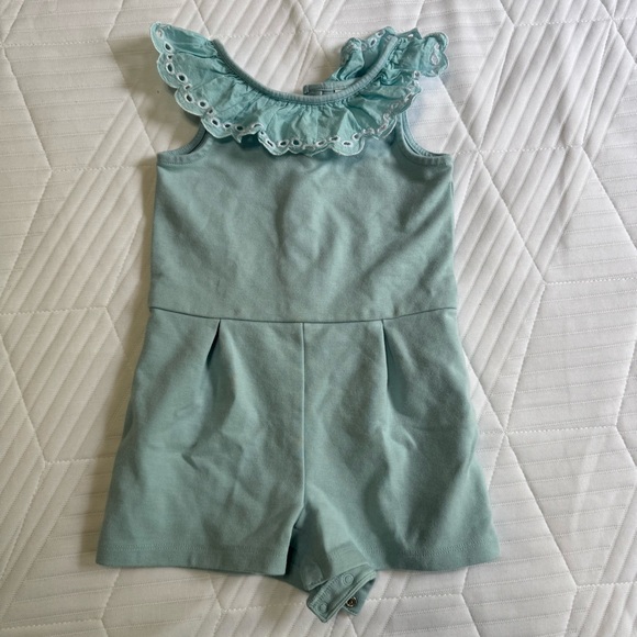 Janie & Jack Ruffled Romper - Picture 1 of 2